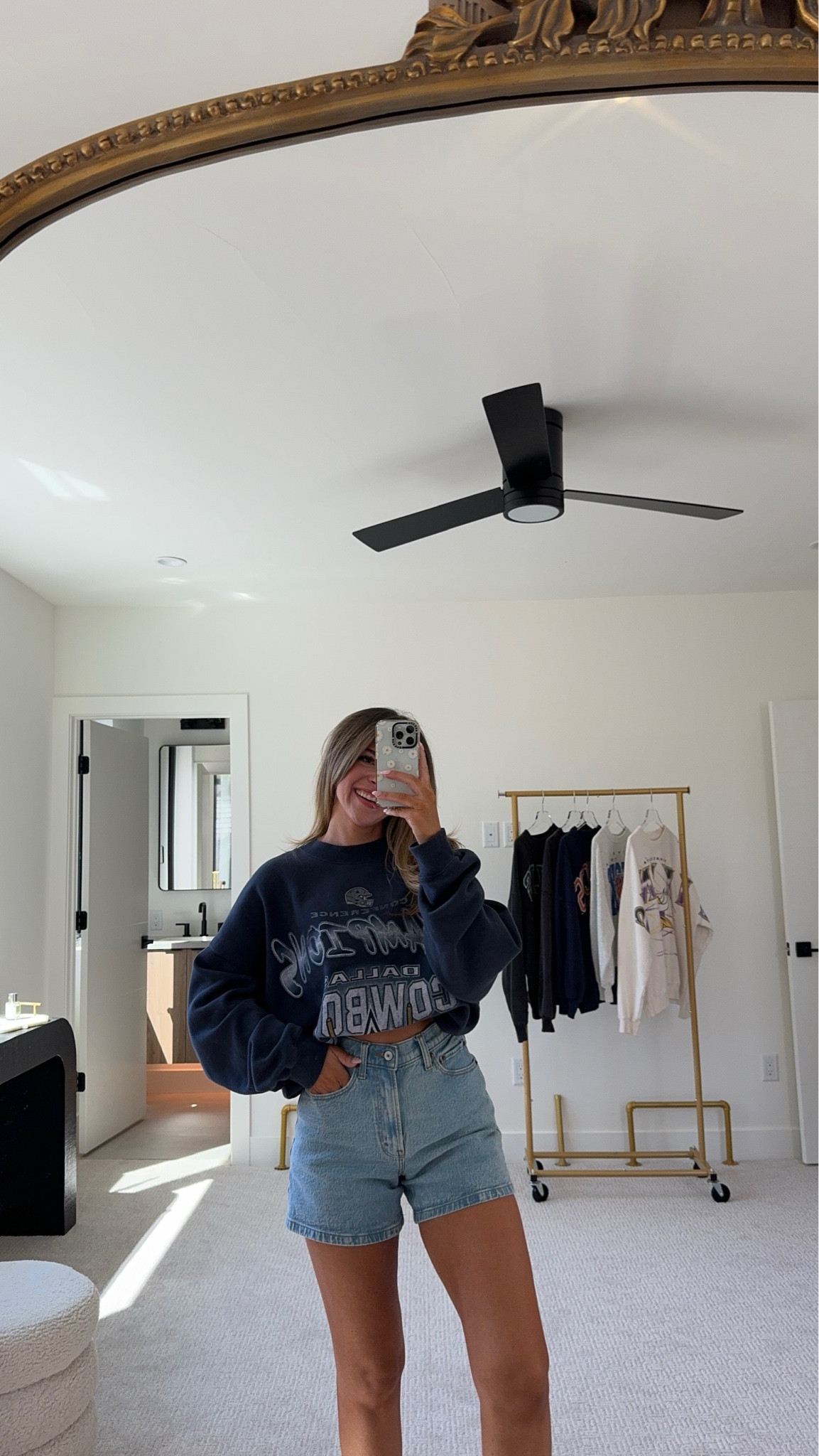 Abercrombie nfl sale extra 15% off all game day looks 

Use code: kickoff

Sized up to a large in sweater and in my Usual 26 in shorts. 

#LTKParties #LTKBacktoSchool #LTKFallSale