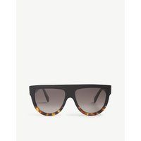 Havana aviator-frame acetate sunglasses | Selfridges