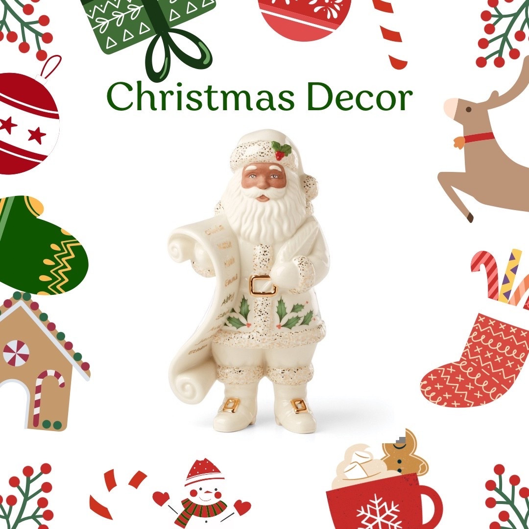 Lenox 2025 African American Santa with List Figurine 

#LTKHoliday #LTKGiftGuide #LTKSeasonal