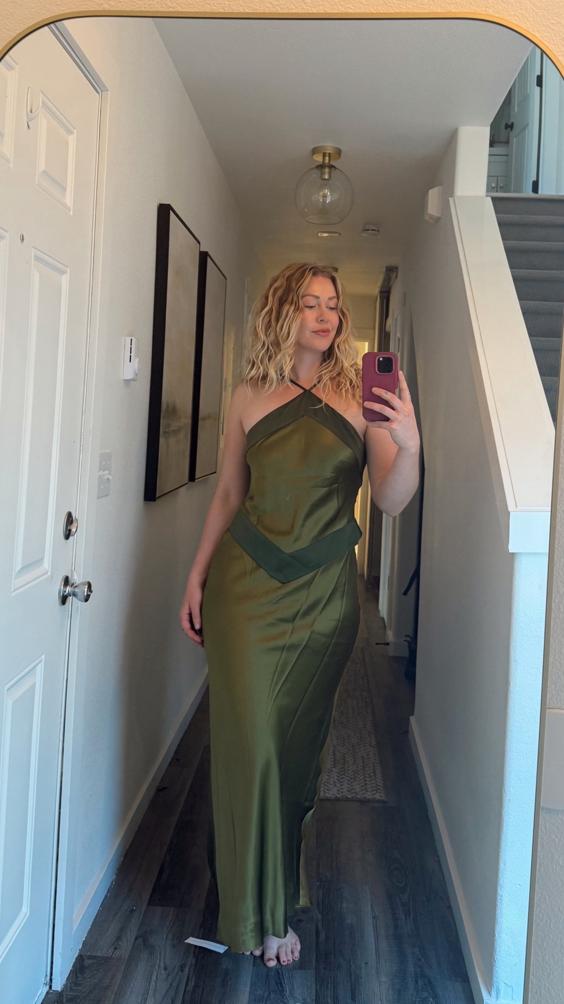 holiday dress idea! This is a size 10 but I could have done a size 8. I’m 5’9” & 175lbs 

#LTKMidsize #LTKHoliday