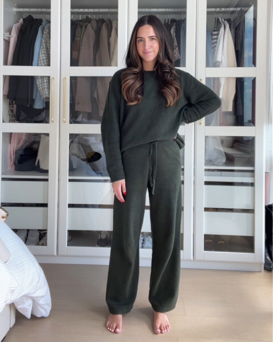 Small top
XSmall bottom

Lounge set, sweater set, fall outfit, travel outfit 

#LTKstyletip #LTKSeasonal #LTKfindsunder100