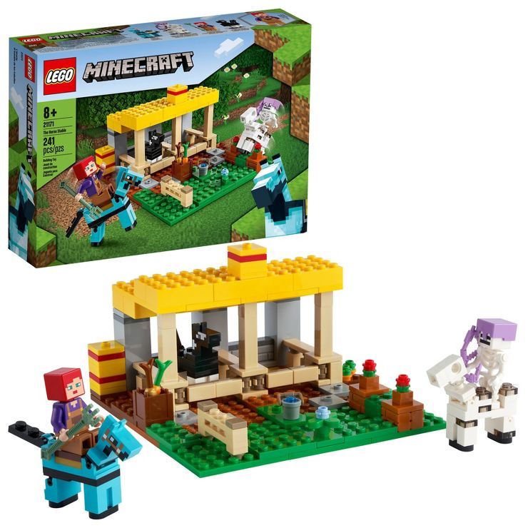 LEGO Minecraft The Horse Stable 21171 Building Kit | Target