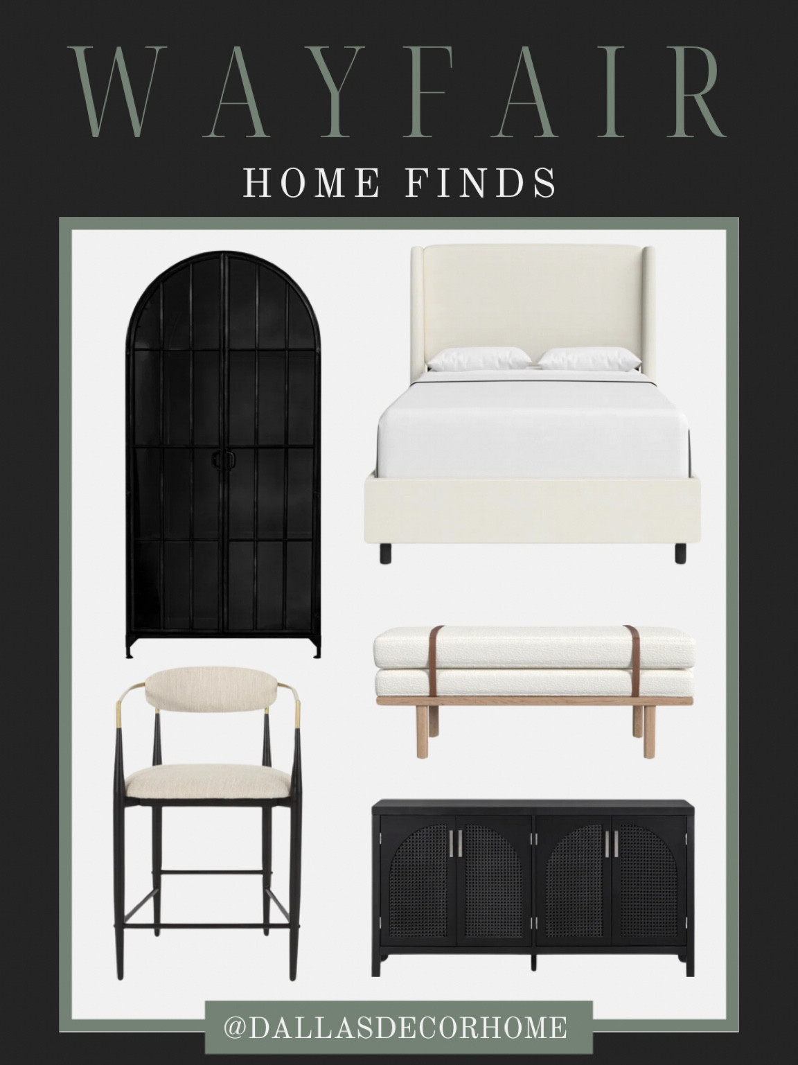 In love with these pieces from Wayfair! 😌

Cabinet, storage, table decor, bedroom, bedding, sideboard, console, counter stool, bar stool

#LTKFindsUnder50 #LTKSaleAlert #LTKHome