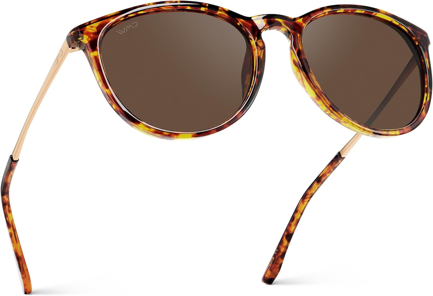 WearMe Pro Round Polarized Sunglasses for Women - UV400 Protection, Lightweight Frame, Vintage Re... | Amazon (US)