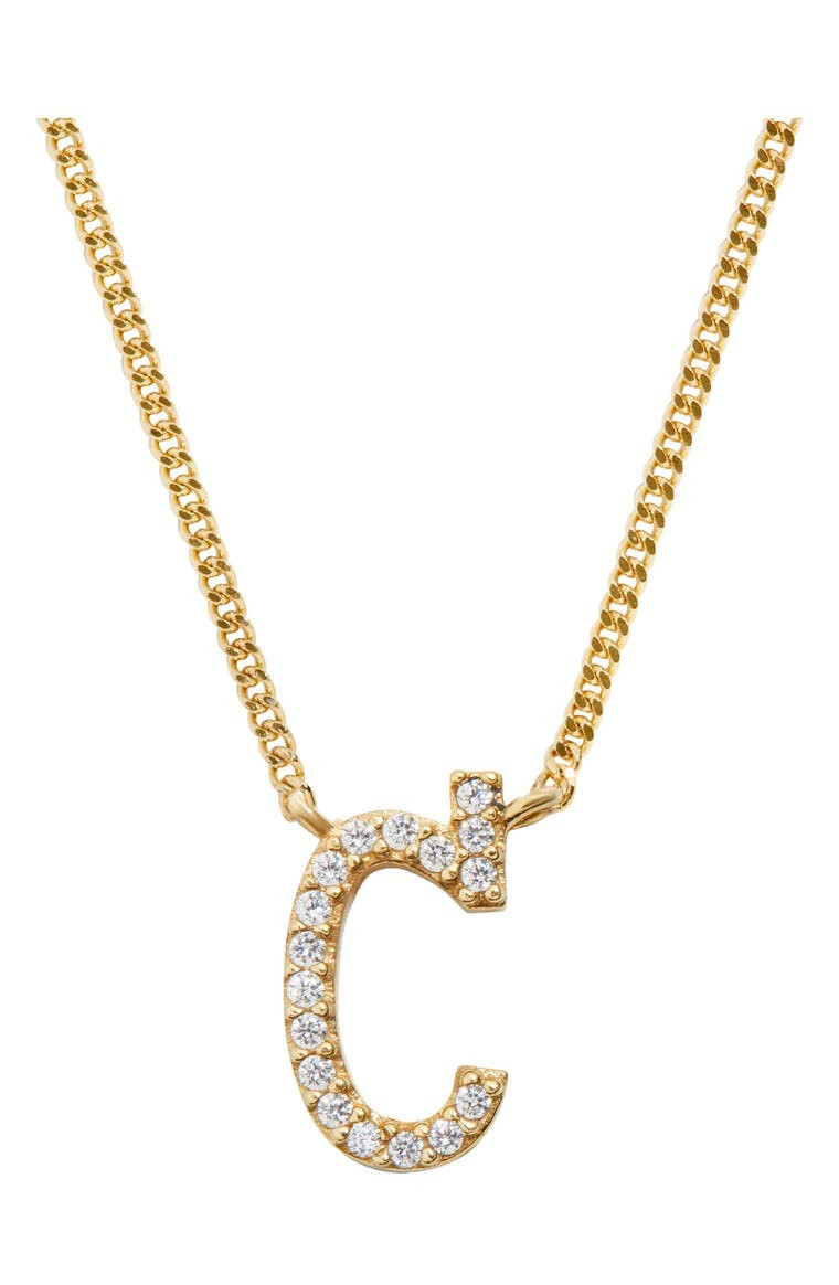 Crystal Graffiti Initial Pendant Necklace | Nordstrom