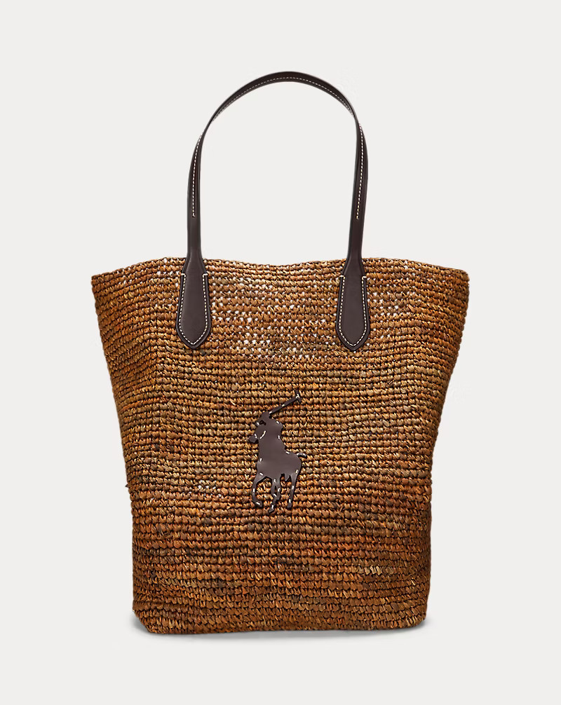 Big Pony Raffia Large Tote | Ralph Lauren (UK)