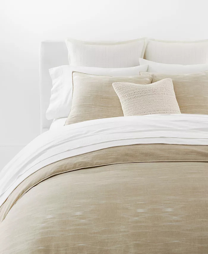Lauren Ralph Lauren Kent Cotton-Linen Duvet Cover Set, King - Macy's | Macy's