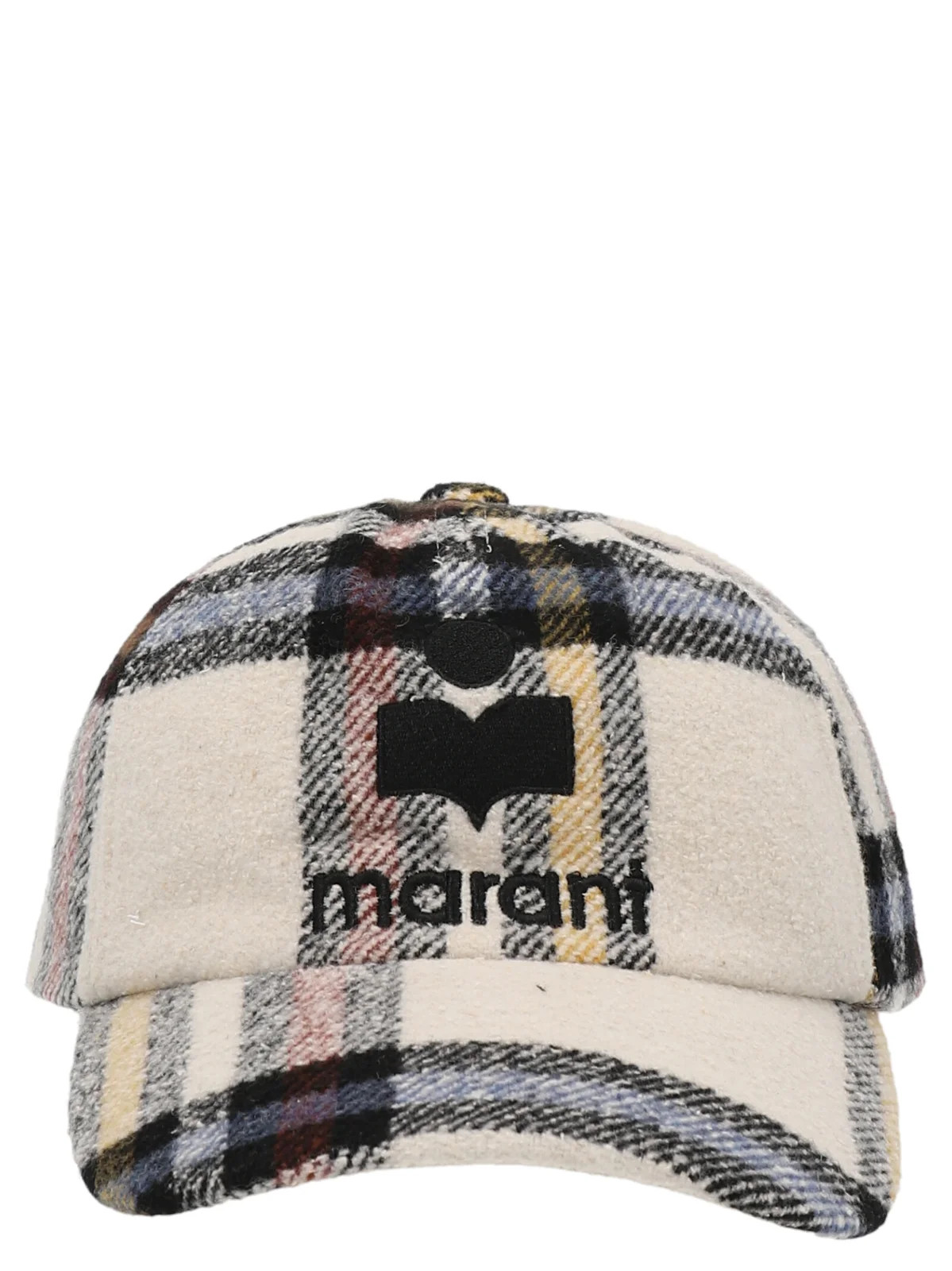 Isabel Marant Tyron Checkred Baseball Cap | Cettire Global