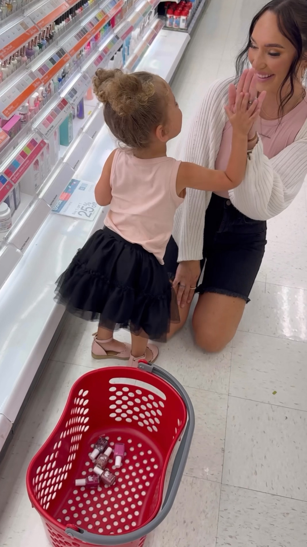 What’s better than a mommy daughter date? A date to Target to get our favorite clean beauty finger nail polish! #ad 

@ellamila is an eco-friendly, luxury nail lacquer brand that was founded by a mother of twin daughters named Ella and Mila. On a mission to create a better-for-your nail brand with endless color options, ella+mila is vegan, cruelty-free, 17-free, and made in the USA. ella+mila is available at Target and makes it so convenient for us to pick up our nail polish whenever we need a refresh!

We both started with the base coat, nail polish of our choice, and topped our nails off the the ‘in a rush top coat’ which hello, toddler approved when we are on the go but need to dry quickly!

All our nail polishes are available at Target! Click my shoppable link in bio to shop our nail polish necessities or comment NAILS for link sent straight to your DM!


Do you have mommy daughter manicure dates at home too?! 


#ellamila #ellamilapolish #targetfinds #cleanbeauty #ltkbeauty #mommydaughterdate 



#LTKSummerSales #LTKBeauty #LTKVideo