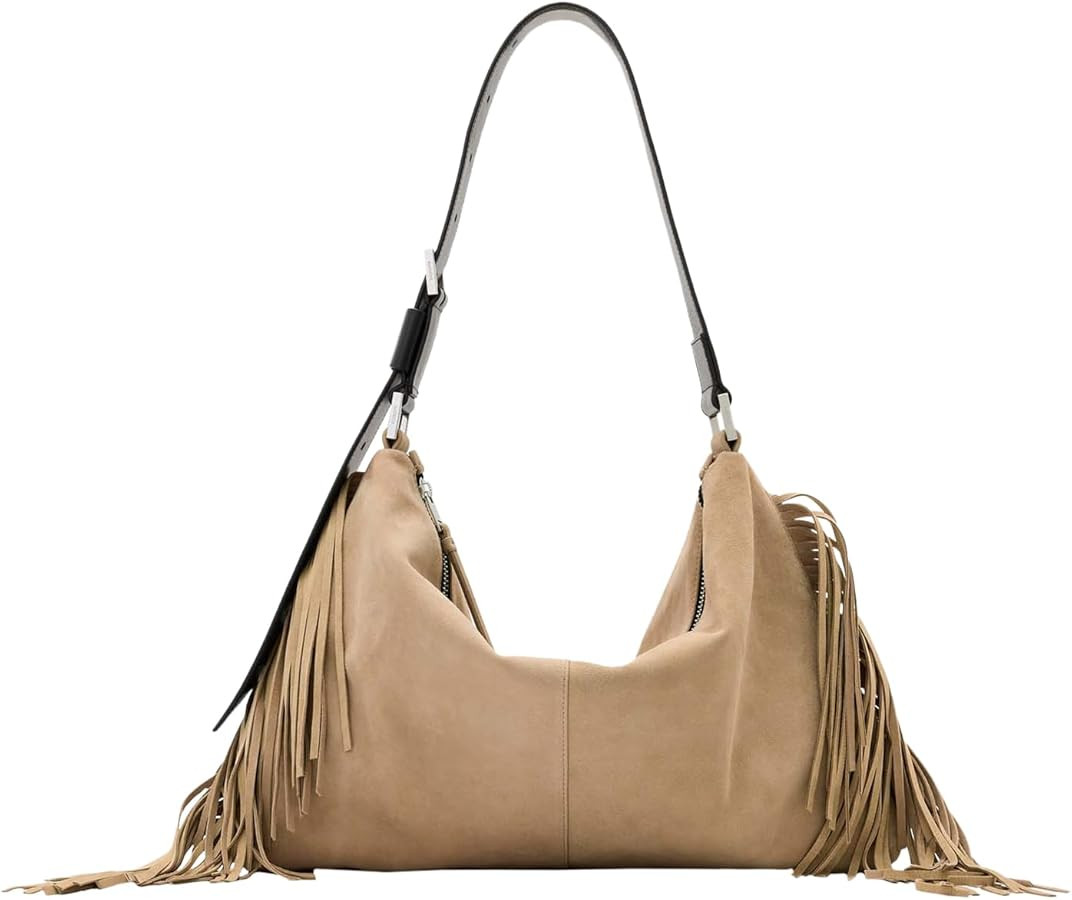 Edbury Suede Fringe, Mink Brown | Amazon (US)