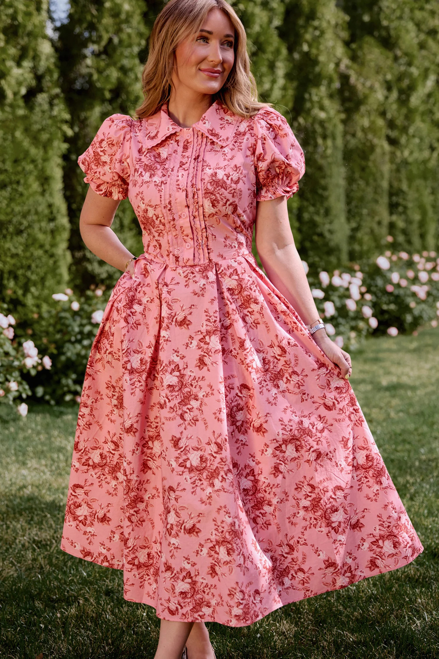 Sophia Dress in Desert Heritage Rose | Ivy City Co