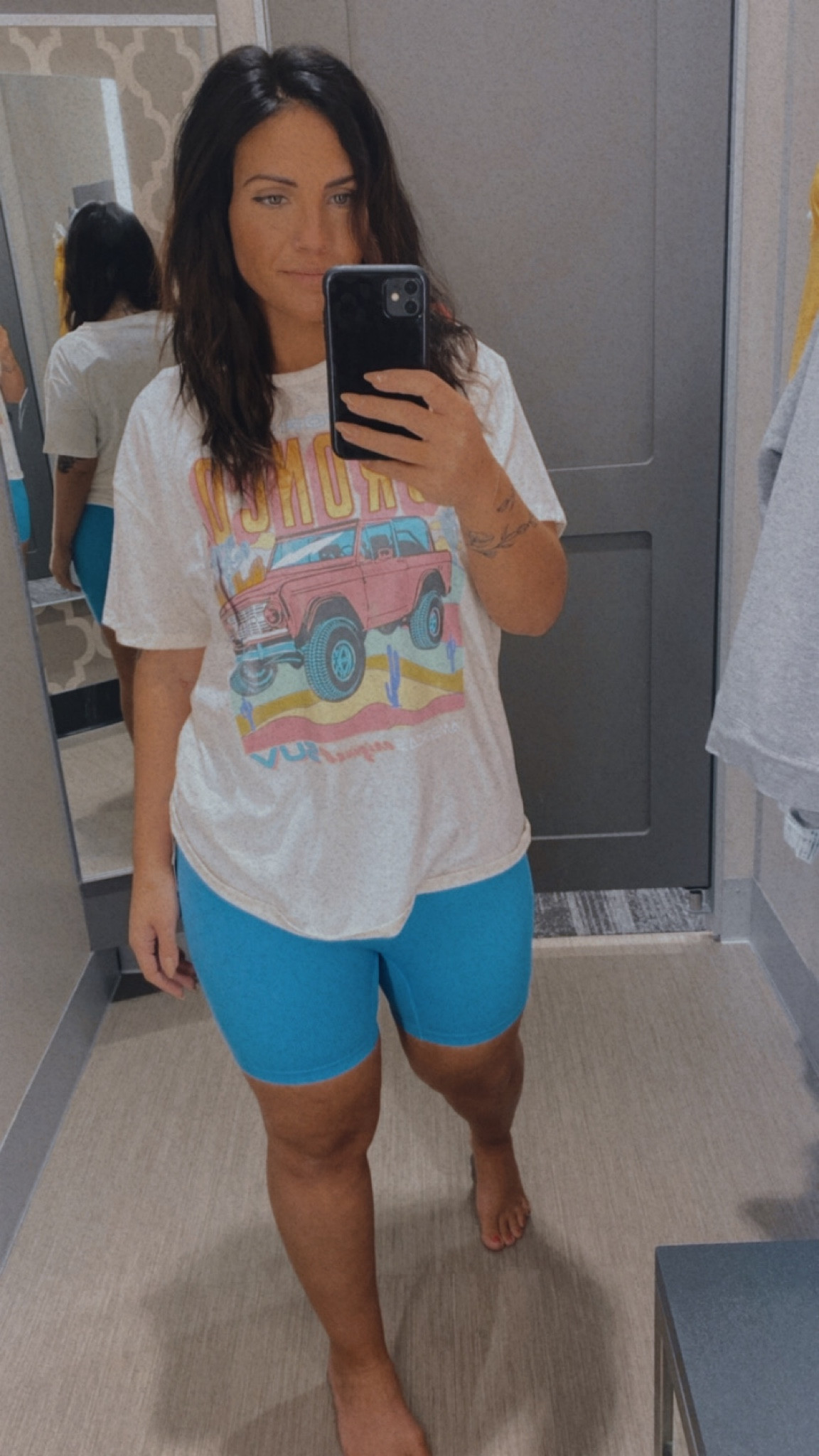 In love with these shorts from Target 🦋 #targetfashion #midsizeoutfits #summerclothes 

#LTKfindsunder50 #LTKstyletip #LTKmidsize