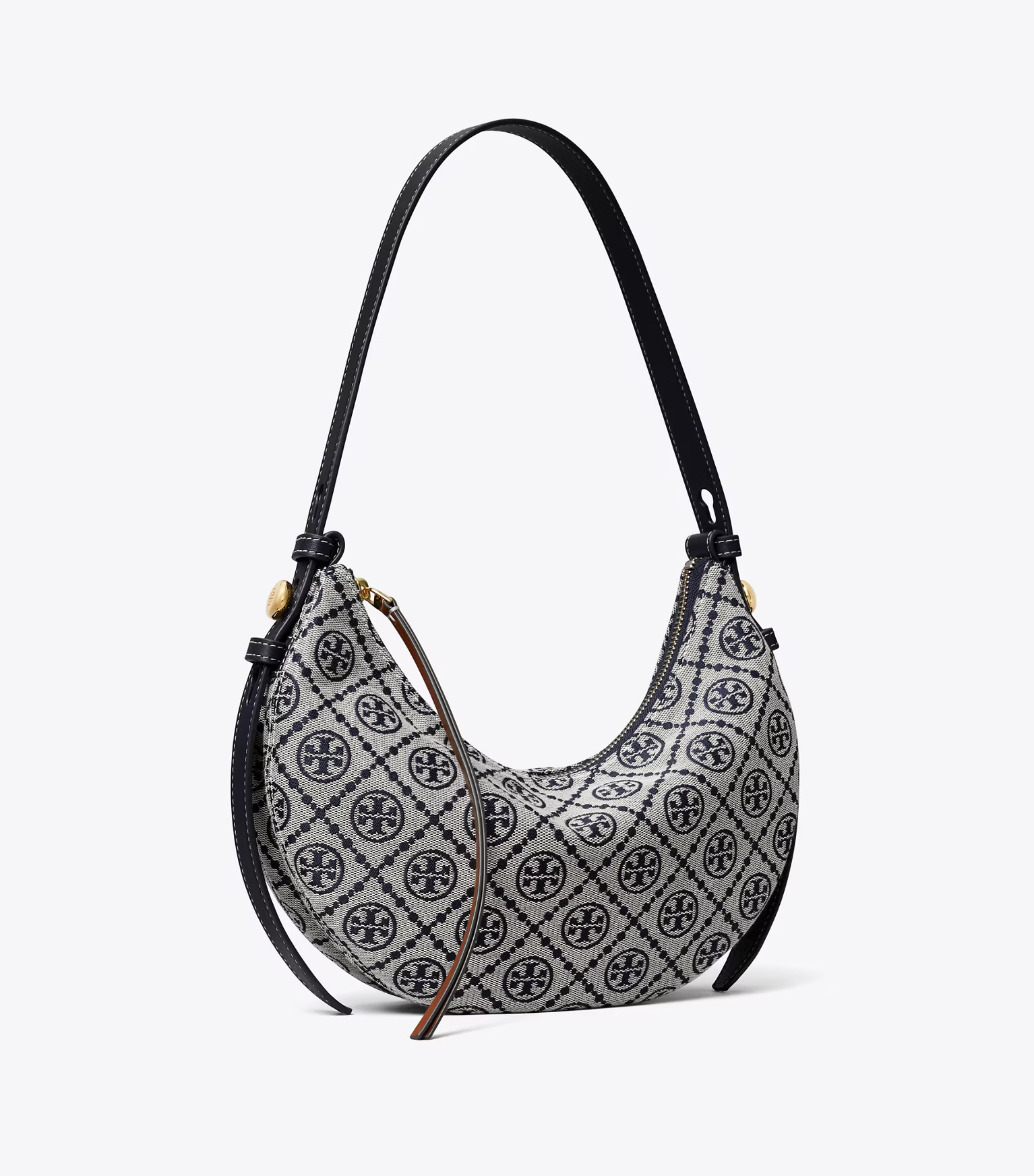 T MONOGRAM ROMY HALF MOON BAG | Tory Burch (US)