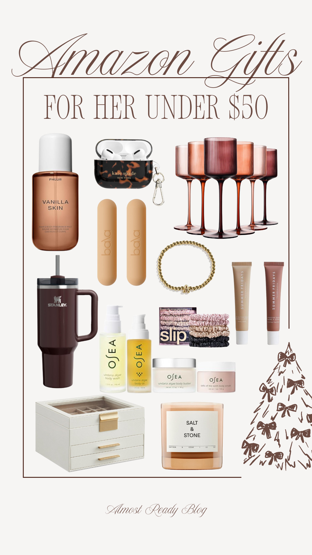 Amazon gift ideas for her under $50, Holiday gifts for her under 50, Holiday gift ideas for her, Amanda West, Almost Ready Blog. 

 

#LTKGiftGuide #LTKFindsUnder50 #LTKFindsUnder100