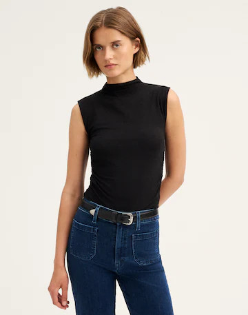 Ruched Mockneck Tank | Madewell