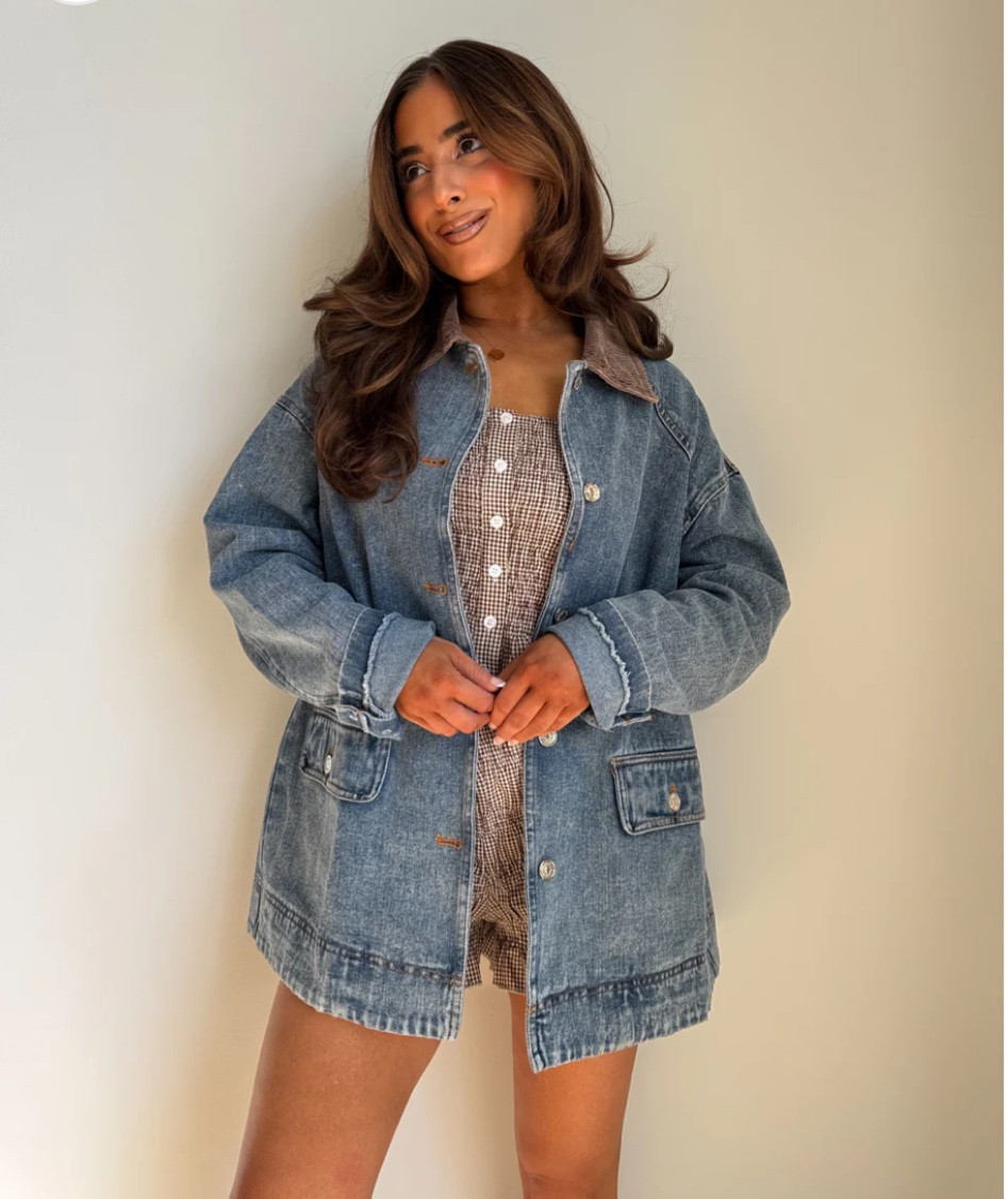 Rugged meets cozy — this barn-inspired jean jacket with timeless detailing is the perfect layering piece for crisp fall days.🍂👖🧥

#LTKTravel #LTKSeasonal #LTKWorkwear