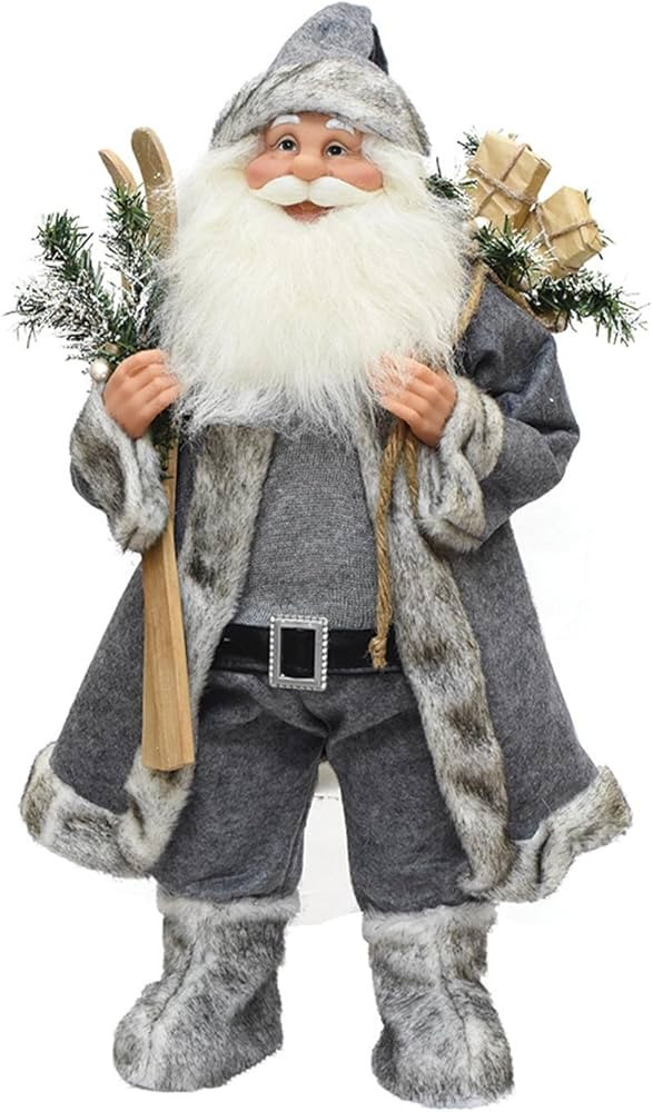 Northlight E86166 24.5" Santa Claus with Skis and Pres | Amazon (US)