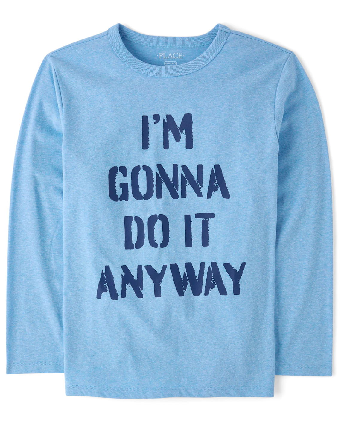Boys I'm Gonna Do It Anyway Graphic Tee - blue | The Children's Place