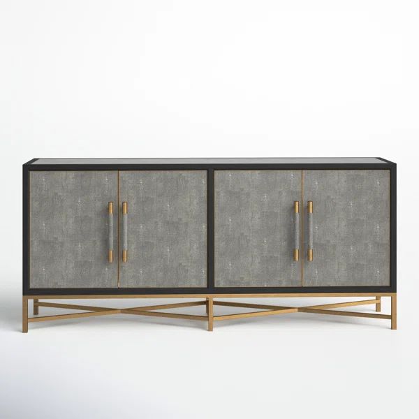 Meera 76" Wide Wood Sideboard | Wayfair North America