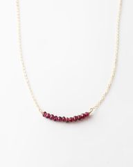 Maia Gemstone Necklace | GLDN