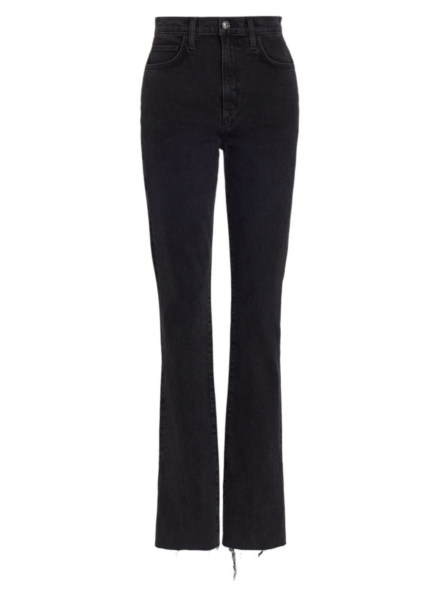 Valentina High-Rise Straight-Leg Jeans | Saks Fifth Avenue
