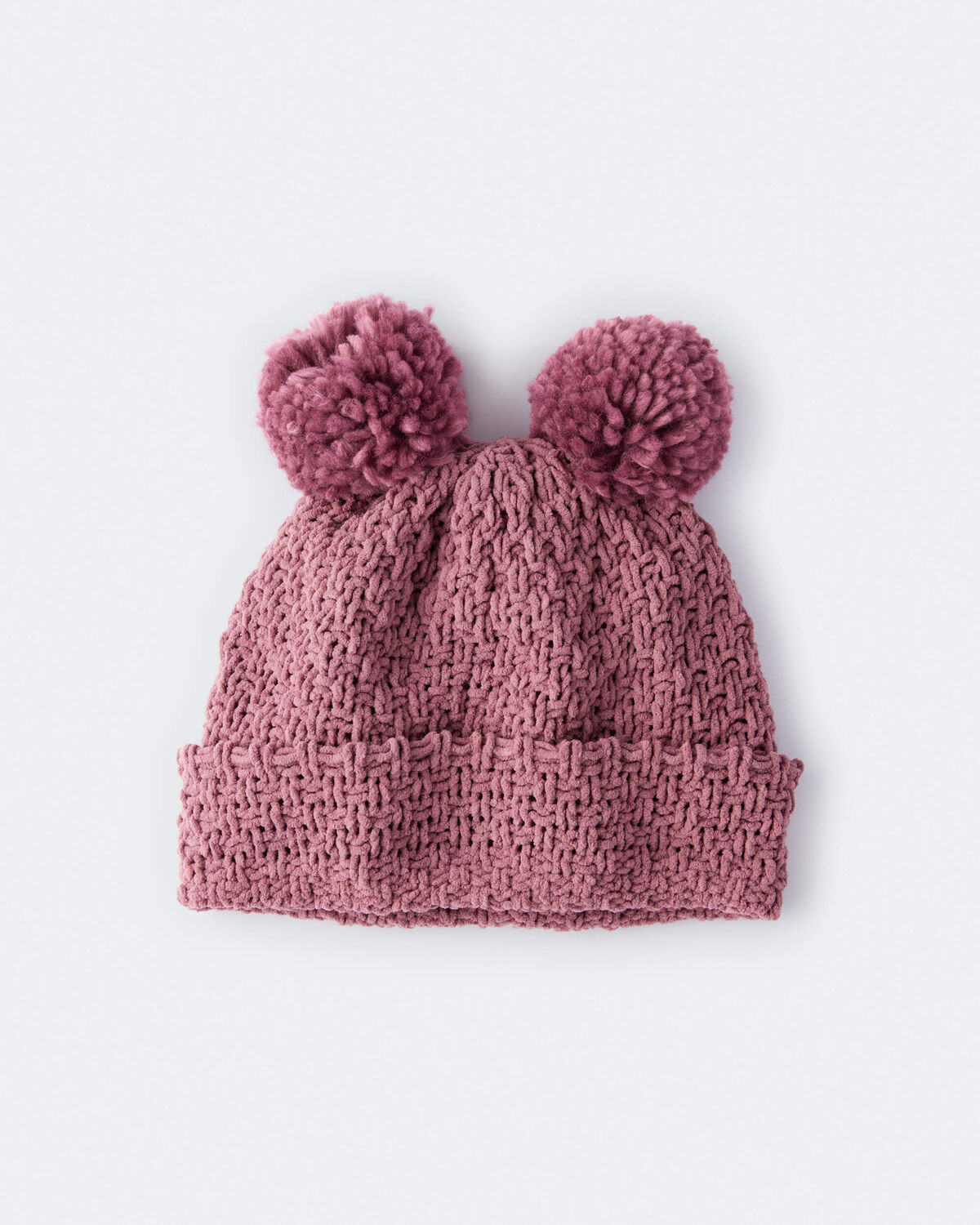 Toddler Girl Pom Pom Beanie - Burgundy | Carter's Inc