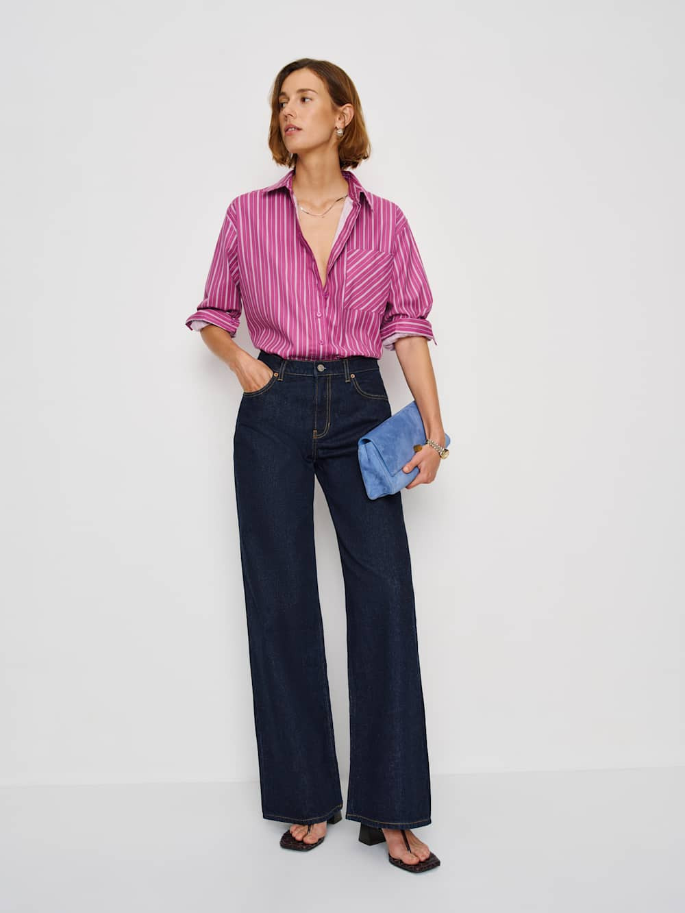 Eli Oversized Shirt | Reformation (Global)