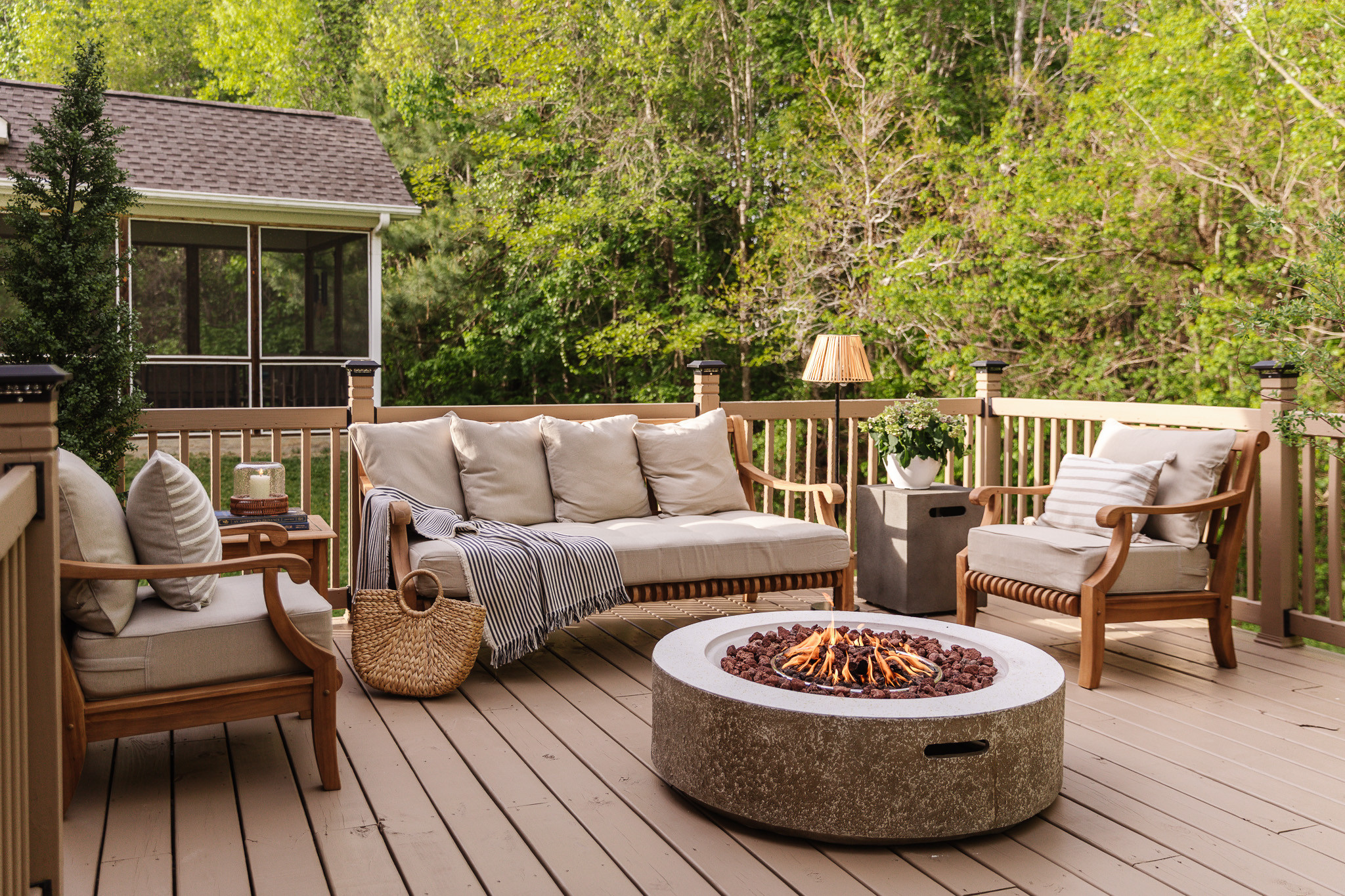 New cozy outdoor furniture on Andi's newly completed deck! 

 

#LTKSeasonal #LTKHome #LTKParties