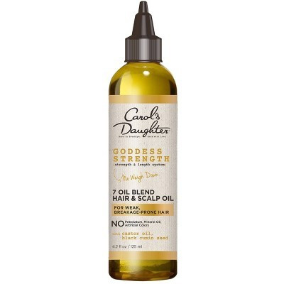 Carol's Daughter Goddess Strength Scalp Oil and Hair Oil Deep Treatment with Castor Oil for Breakage Prone Hair - 4.2 fl oz | Target