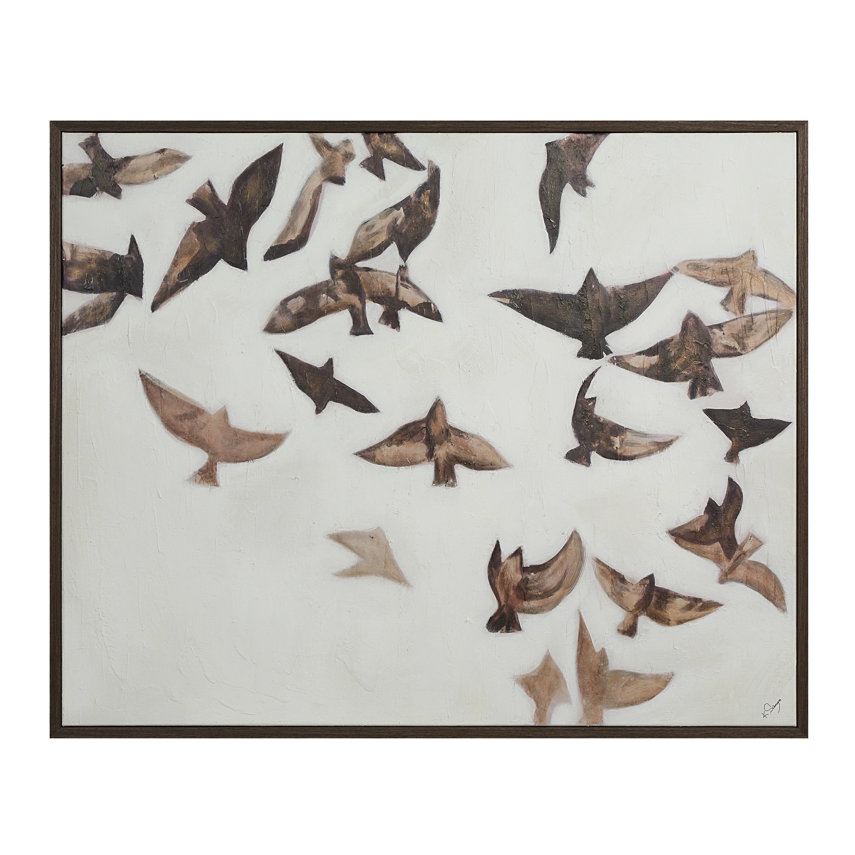 Busan 50 H x 40 W Canvas Art, White | Overstock