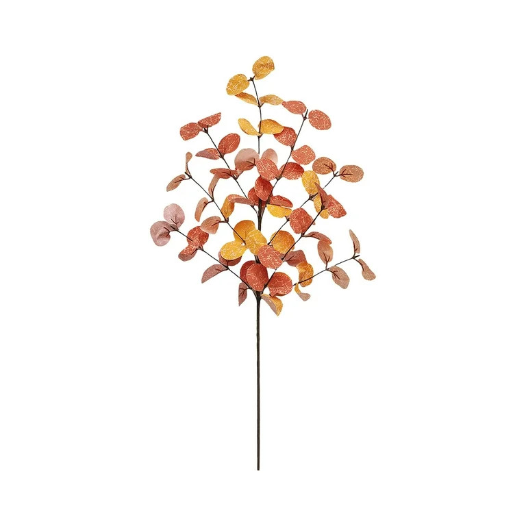Artificial Eucalyptus Leaves 24'' Tall Fall Flowers Leaf Greenery Stems Autumn Decorations for Ho... | Walmart (US)