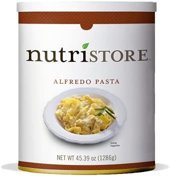 Nutristore Alfredo Pasta #10 Can | Premium Variety Ready to Eat Meals | Bulk Emergency Food Suppl... | Amazon (US)