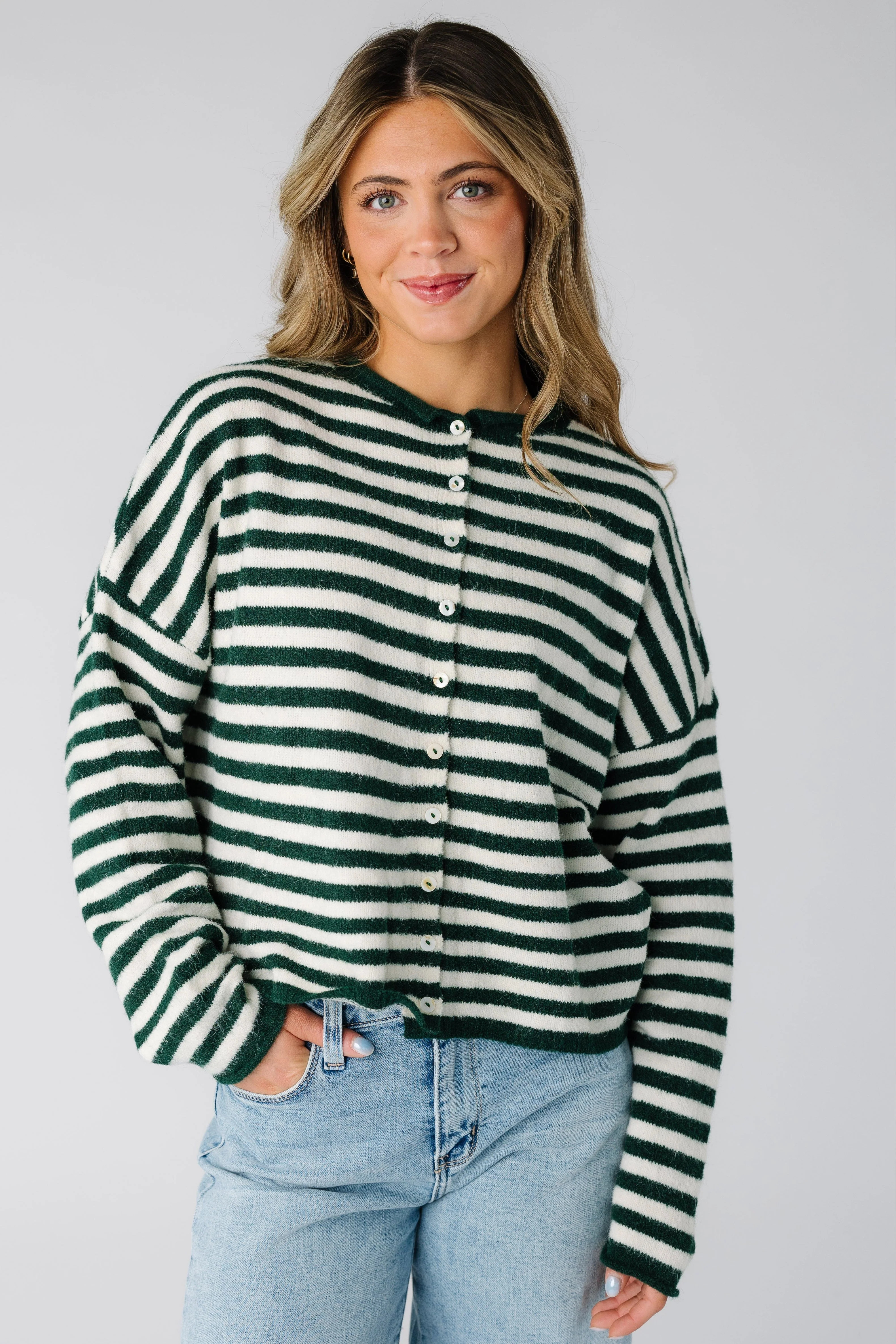 The Aria Stripe Cardigan | Called To Surf