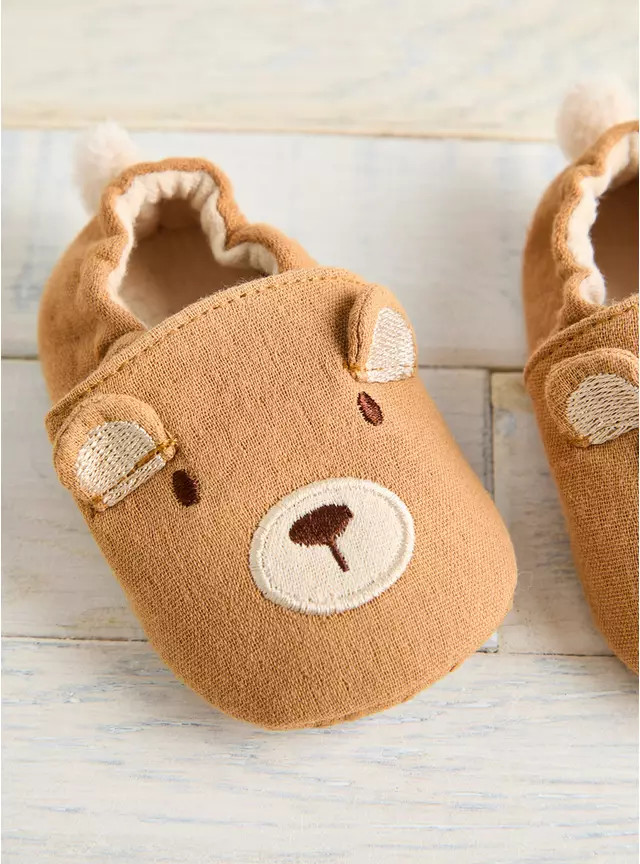 Brown Bear Shoes 3-6 months | Tu Clothing