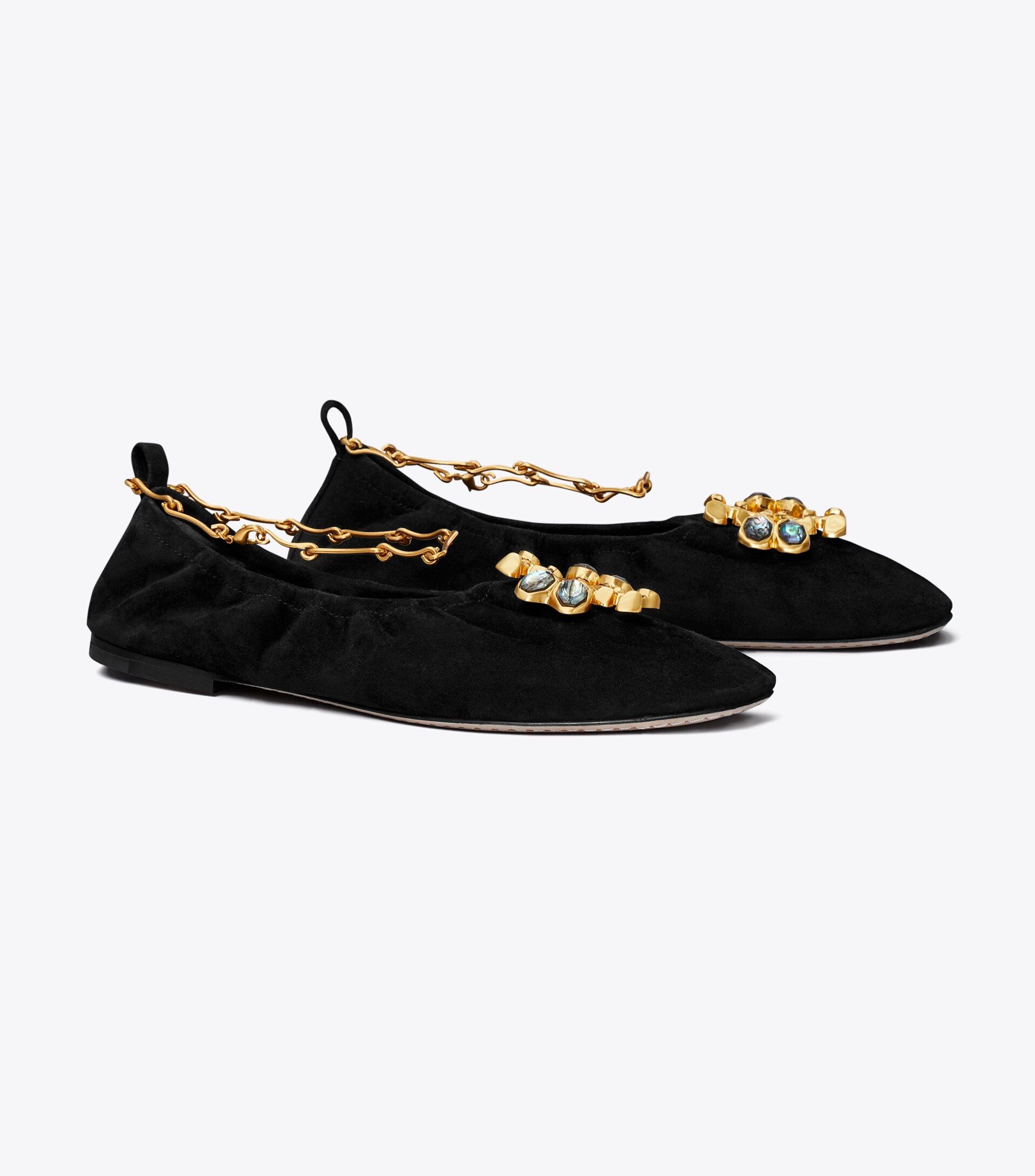 Brutalist Ankle Chain Ballet | Tory Burch (US)