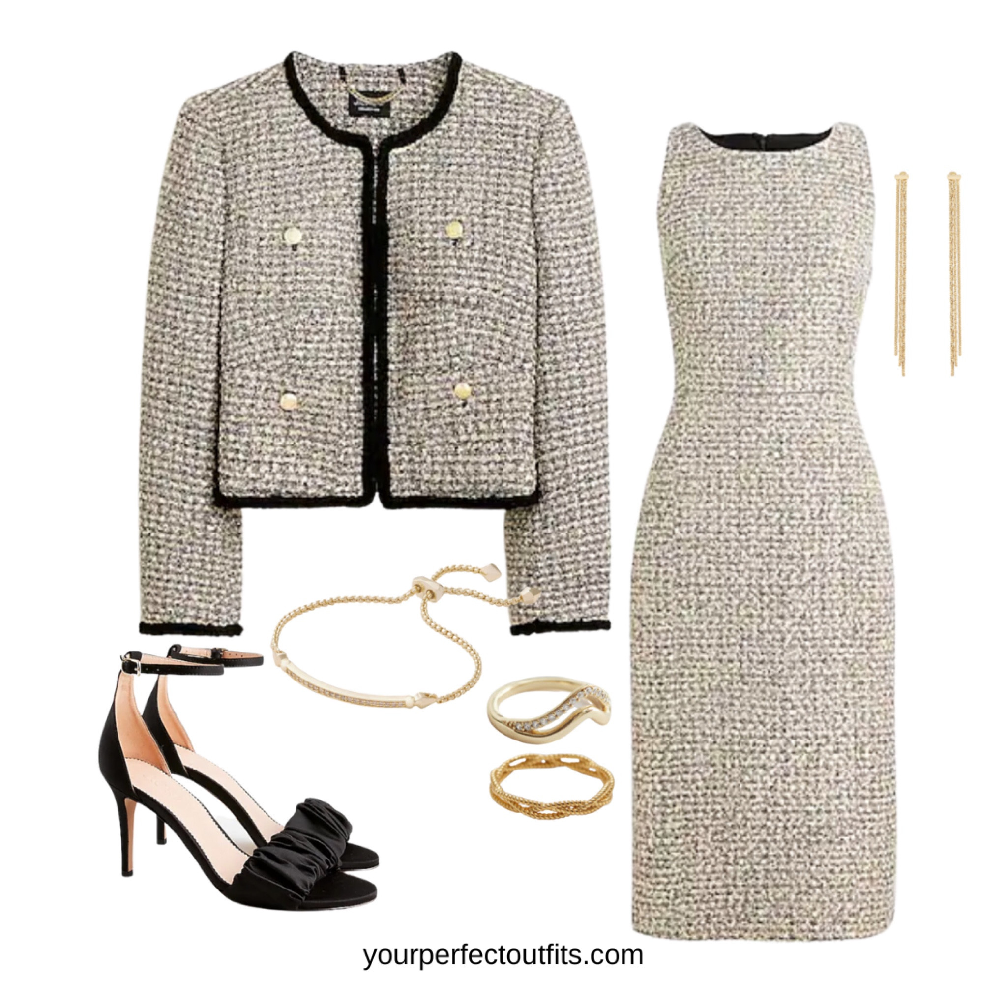 Elegant tweed dress 

#LTKHoliday #LTKSeasonal #LTKfindsunder100