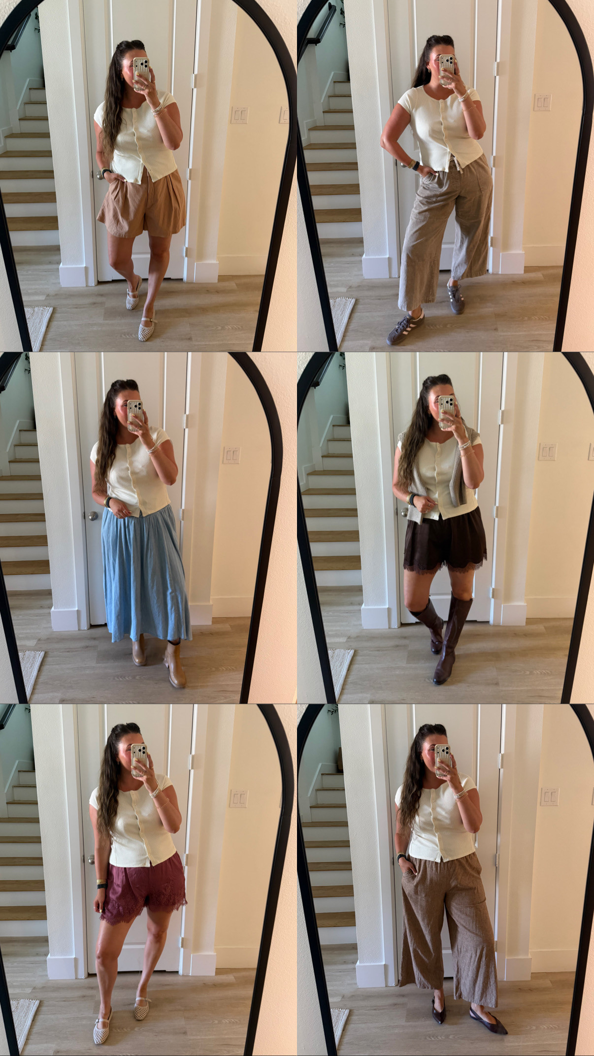 One short styled multiple ways! 

 #LTKMidsize #LTKTall
