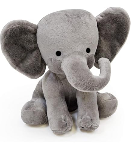Bedtime Originals Twinkle Toes Pink Elephant Plush, Hazel, 1 Count (Pack of 1) | Amazon (US)