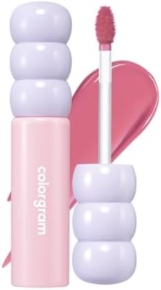 COLORGRAM Fruity Glass Tint 07 Shy Guava | Korean Long Lasting & Waterproof Lip Stain| Glossy Lip... | Amazon (US)