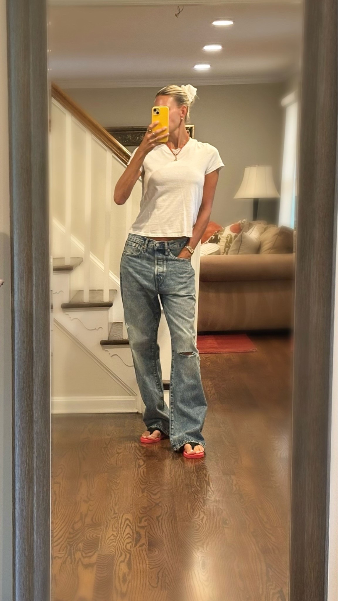 Sometimes a plain white tee is where it’s at🤍 pair it with some men’s baggy jeans and you have an effortless look.

#LTKOver40 #LTKootd #LTKSaleAlert