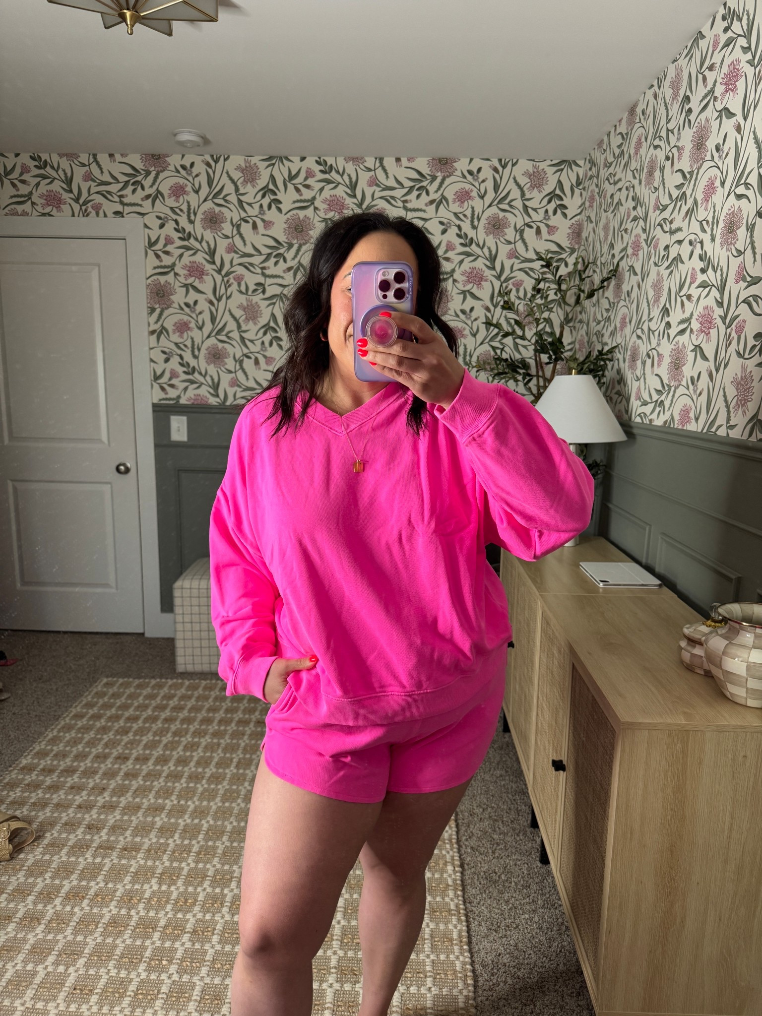 Love this bright bold color from Gap! Wearing size large in both top and bottom but suggest sizing up for a more comfortable vibe! 

Size 12, midsize mama, travel outfit set, affordable fashion 

#LTKMidsize #LTKFindsUnder50 #LTKFindsUnder100