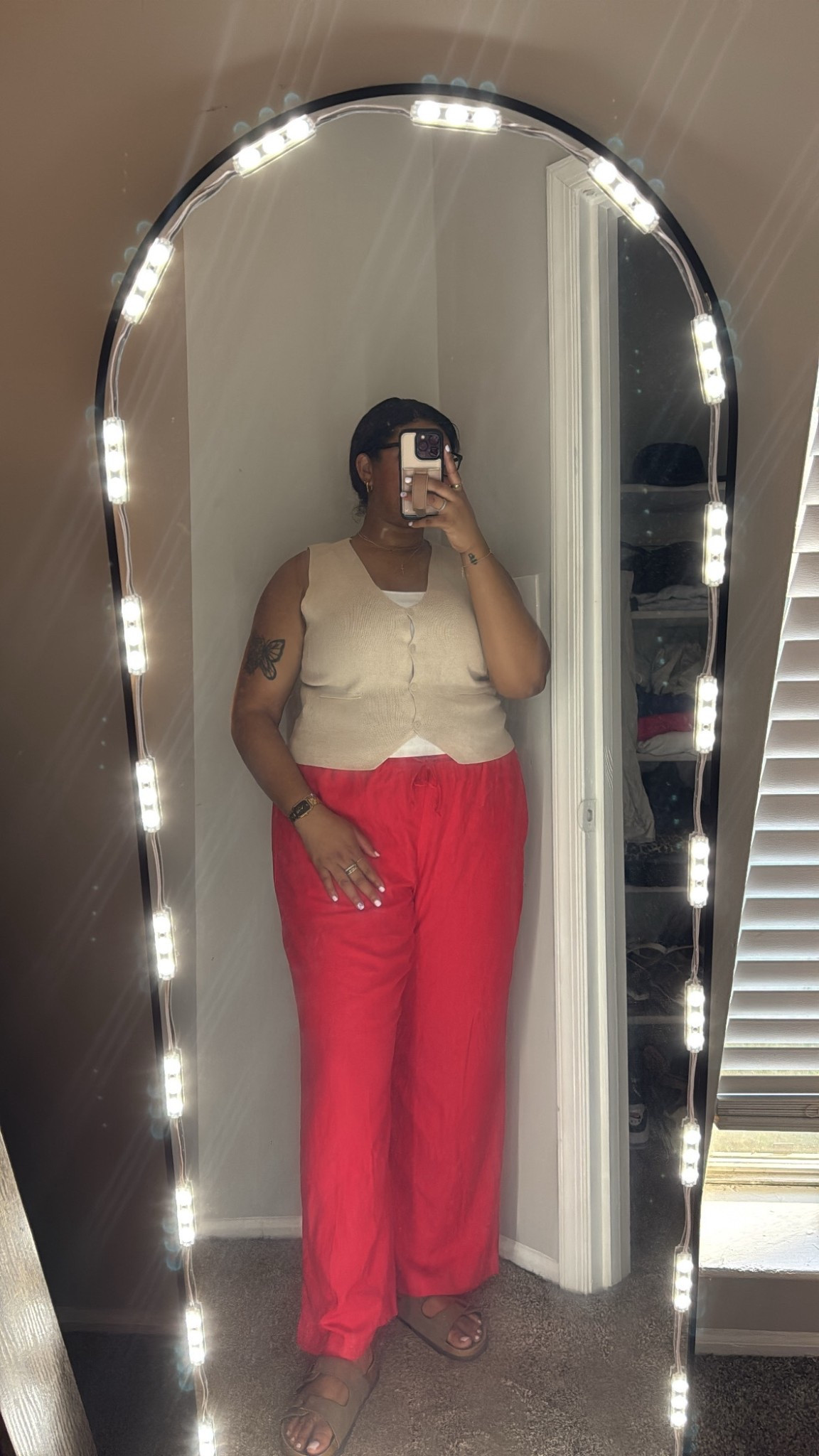 Casual Friday vibes 🧡 Easy, comfy, and still cute enough to clock out and roll into the weekend. These linen pants are a Target win, the vest is a TJ Maxx find, and I think the claw clip is Amazon but honestly… it’s been through things with me 😅 Linking what I can on LTK! #CasualFridayFit #TargetStyle #TJMaxxFinds #LTKWorkwear #WeekendVibes #LTKUnder50 #FunDayFriday #OOTD

#LTKStyleTip #LTKWorkwear #LTKU