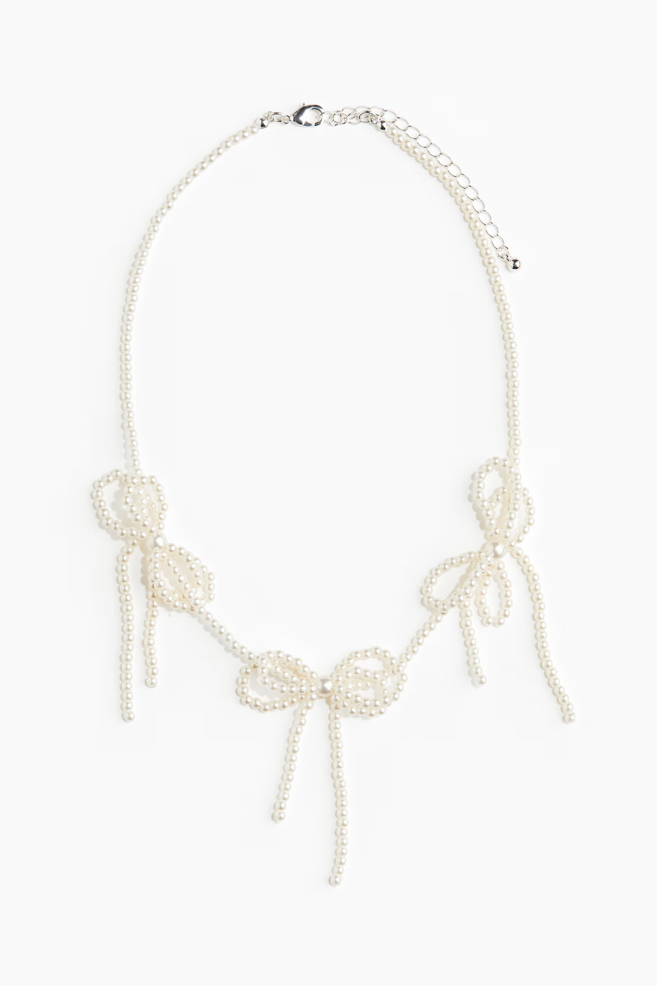 Bow-Detail Beaded Necklace | H&M (US + CA)