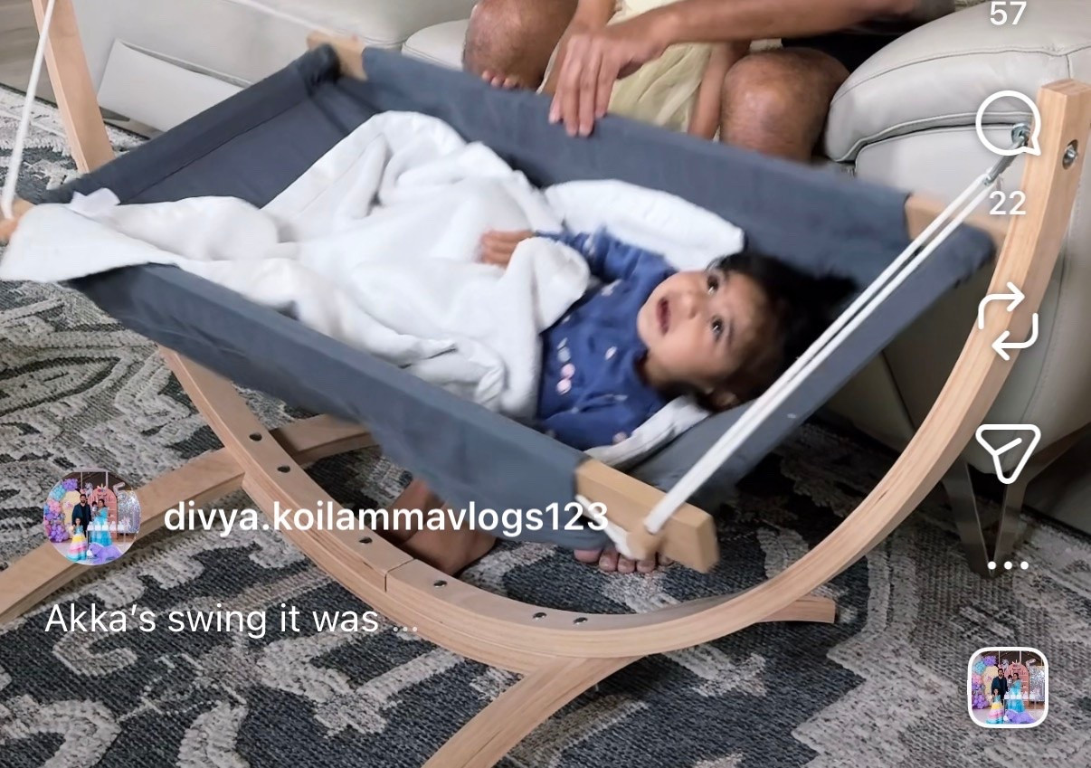 Wooden hammock