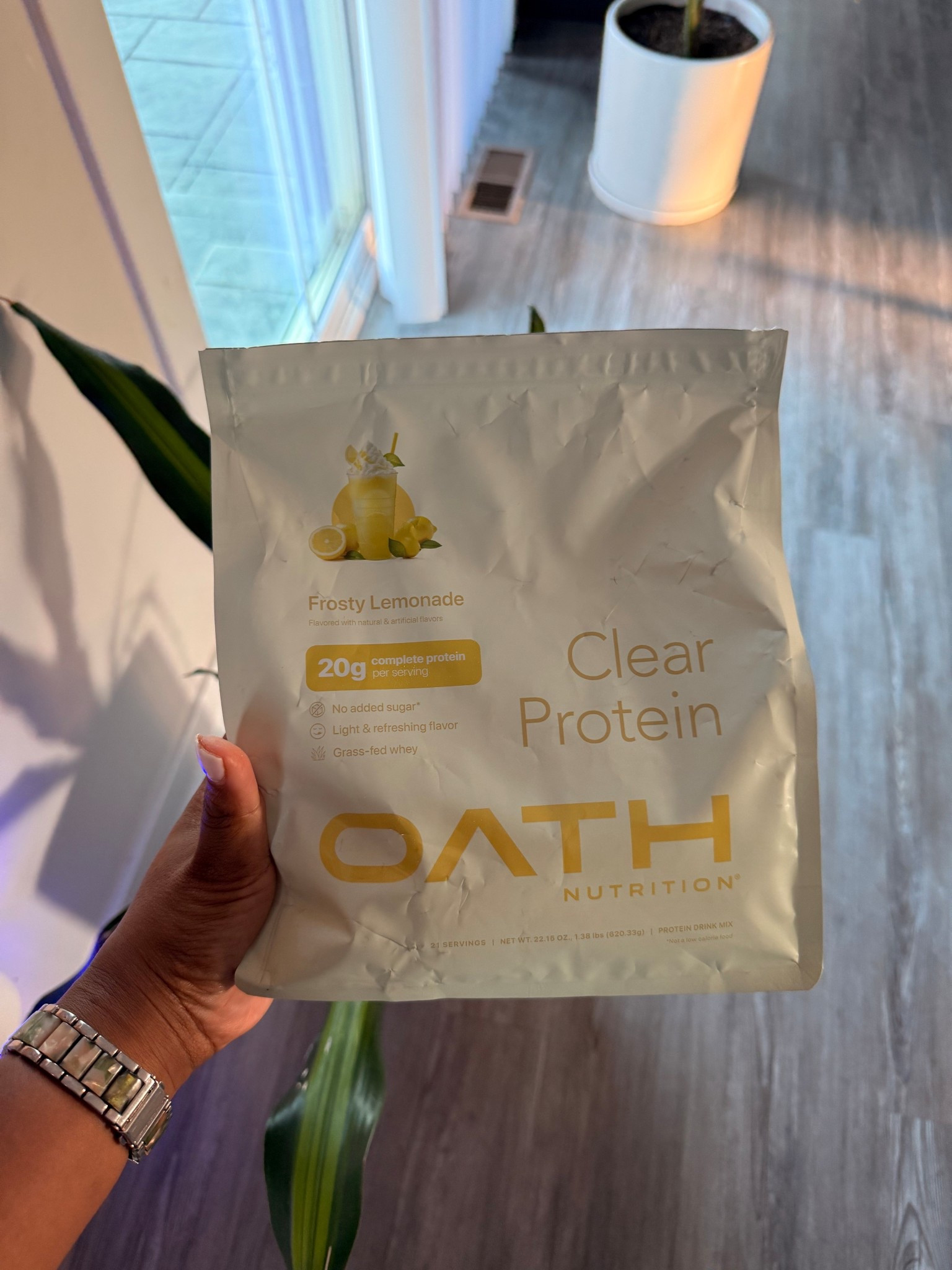 Loving this lemonade protein drink with 20g protein 