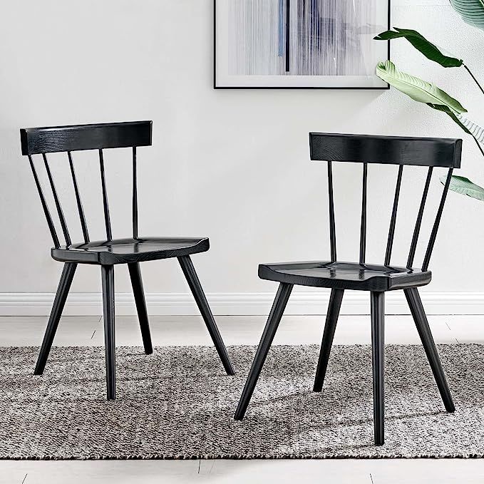 Modway Sutter Dining Room Tables and Chairs, Black | Amazon (US)