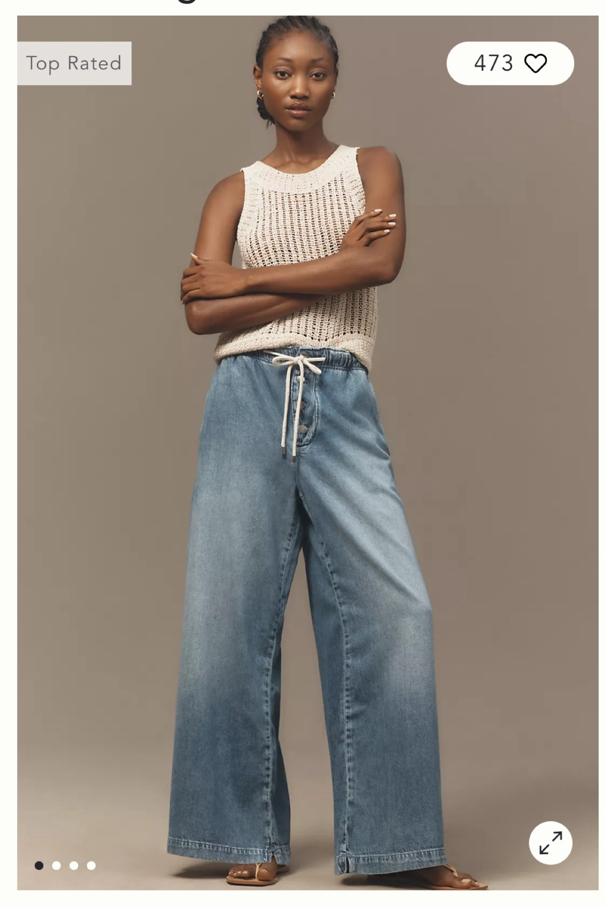 Pull on wide leg jeans for summer! Lightweight & soft. Size down! I wear large 

#LTKSummerSales #LTKSaleAlert #LTKMidsize