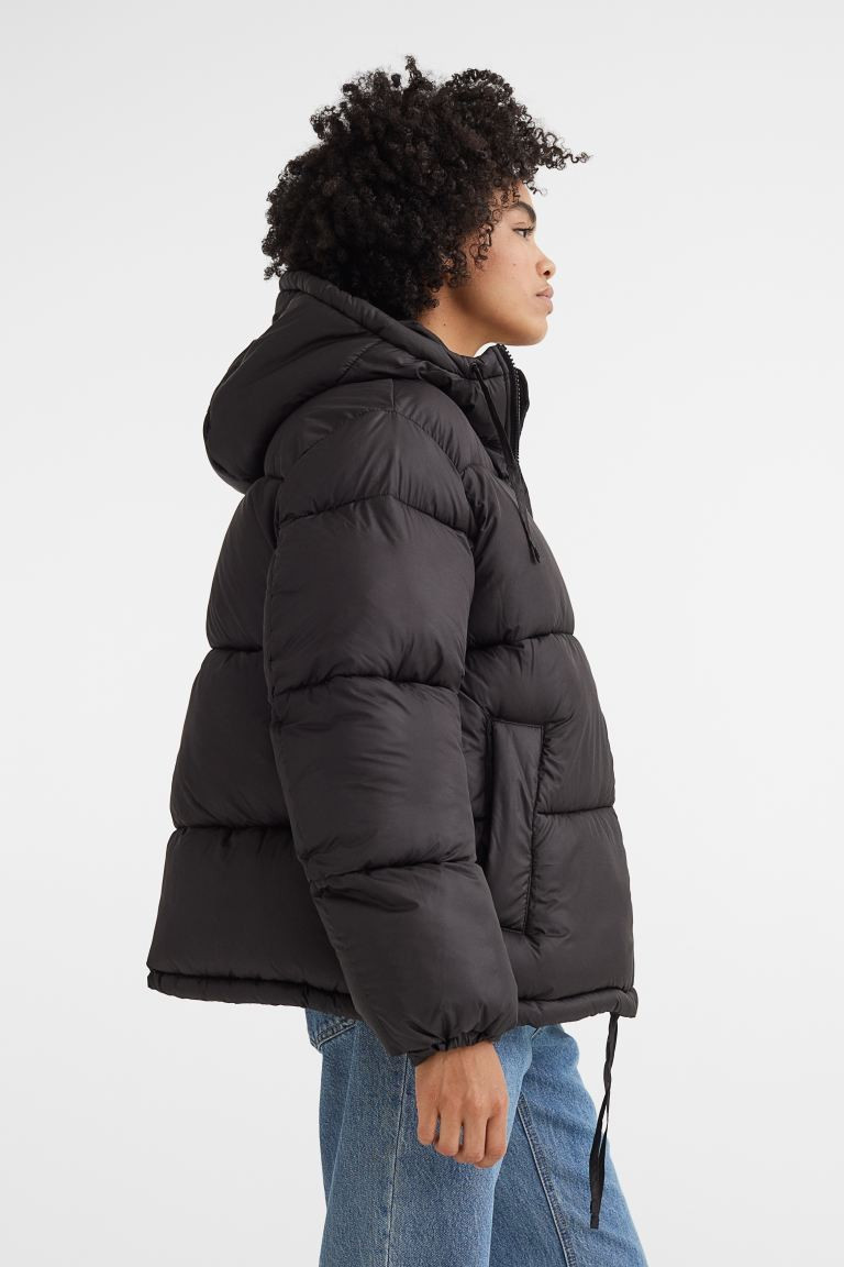 Hooded puffer jacket | H&M (UK, MY, IN, SG, PH, TW, HK)