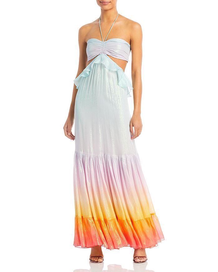 Ruffled Cutout Maxi Dress | Bloomingdale's (US)