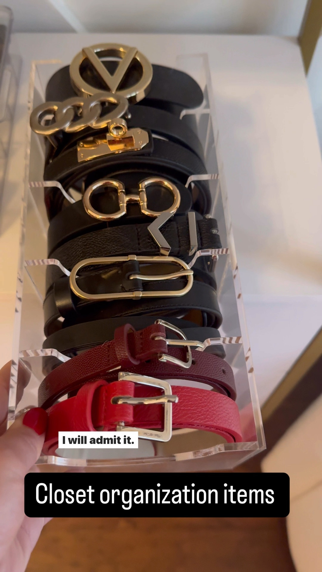 Belt and Sunglass organizers - closet organization items 

#LTKWatchNow #LTKHome #LTKOver40